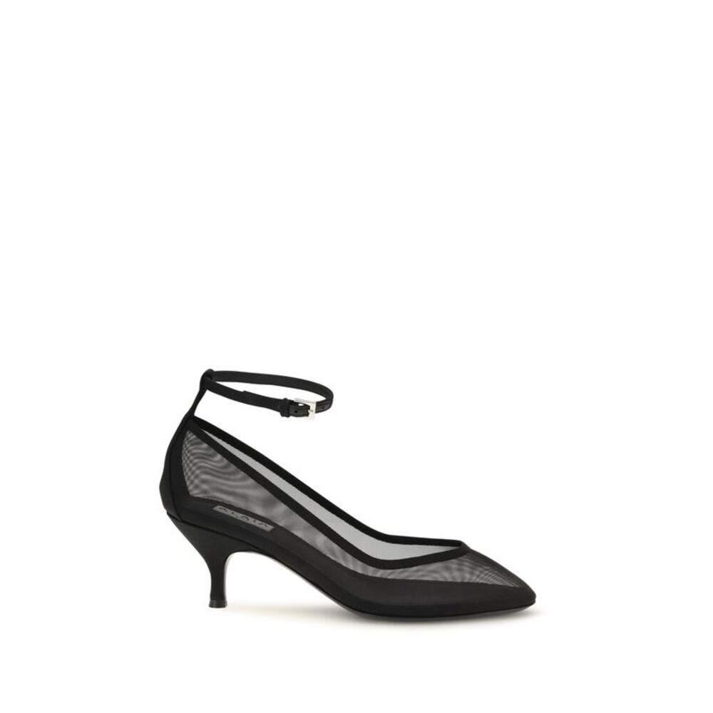 Alaïa Women Nude Mesh Pumps